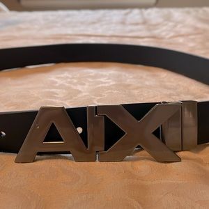 Armani exchange men’s leather belt